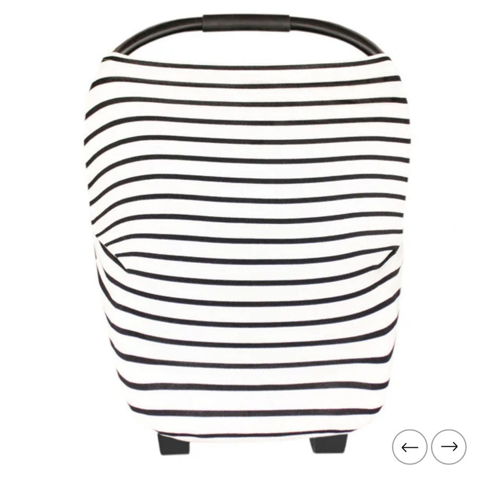 5-in-1 Multi-Use Cover Copper Pearl, City - Black and White Striped